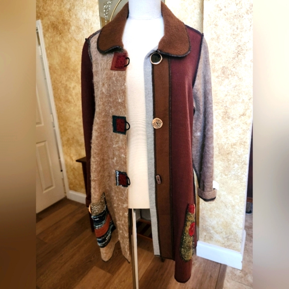 Never Worn- Fun & Funky Long Jacket!! - image 7